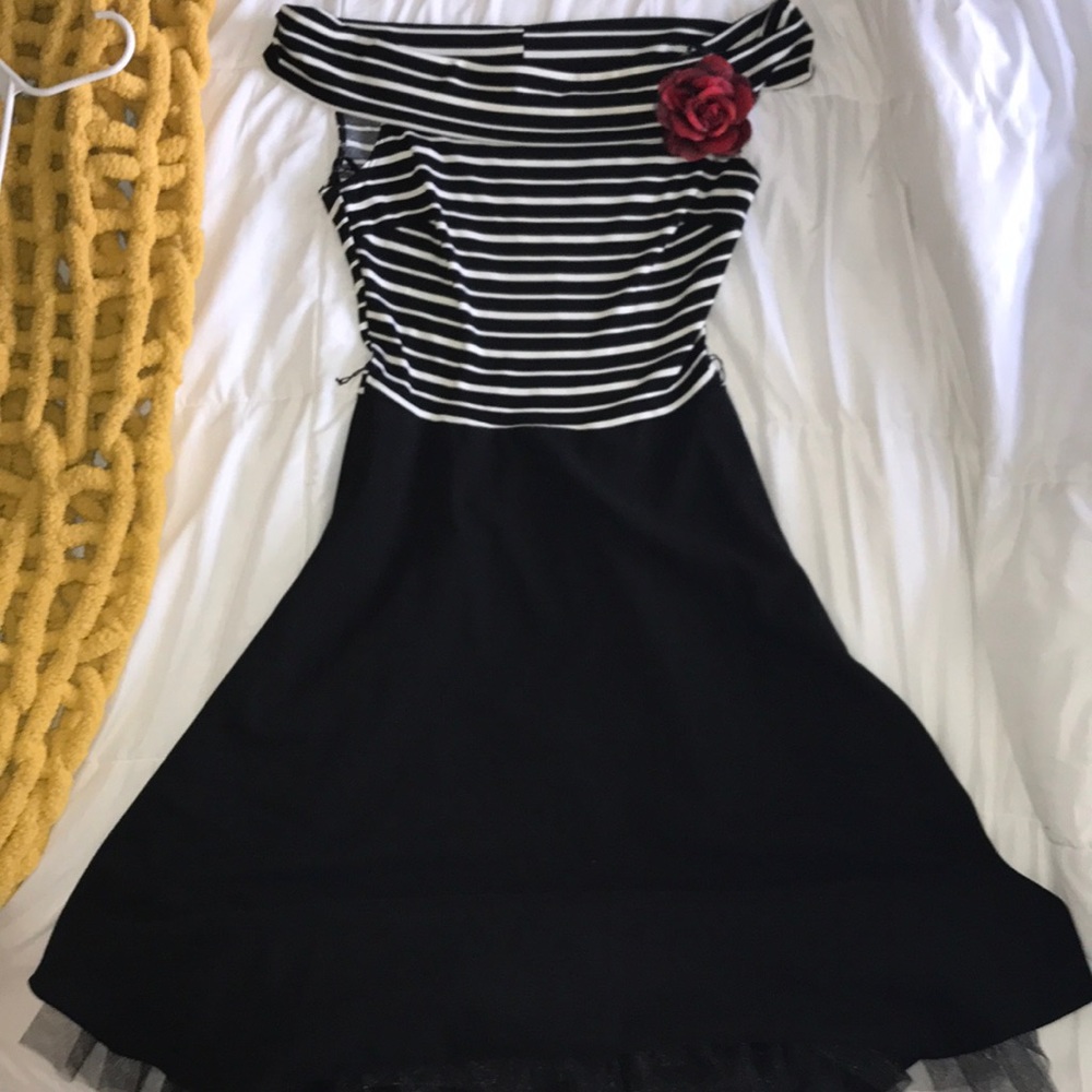 2002 rampage off the shoulder dress